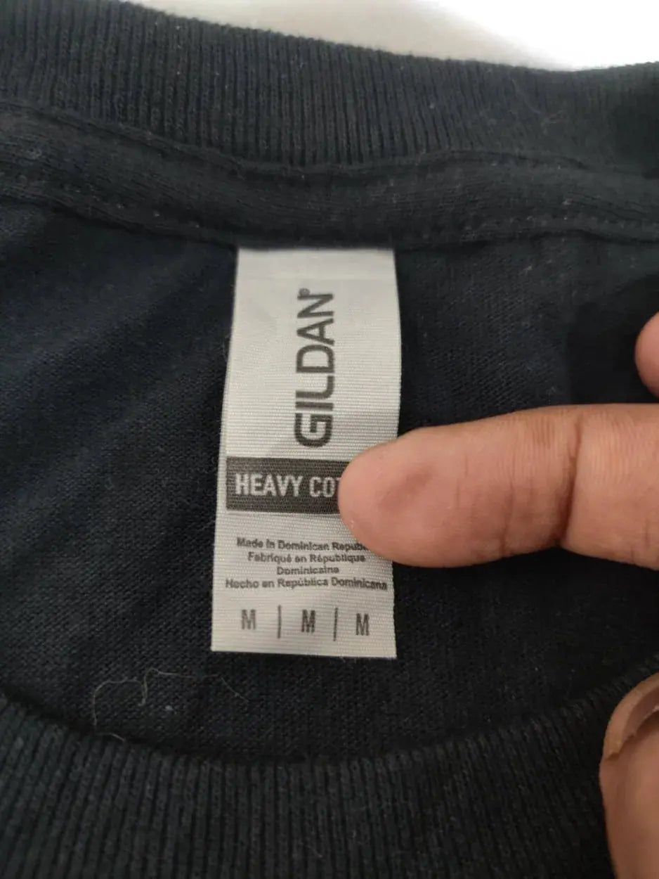 Gildan Men Cotton Black T Shirt M – Preloved Labels (view 3)