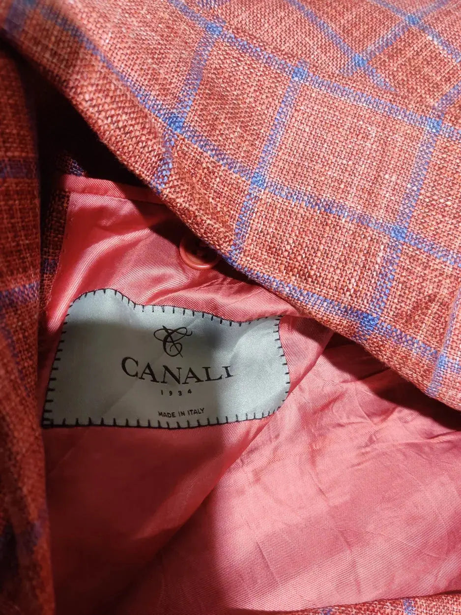 Canali Men Cotton Orange Coat M – Preloved Labels (view 3)