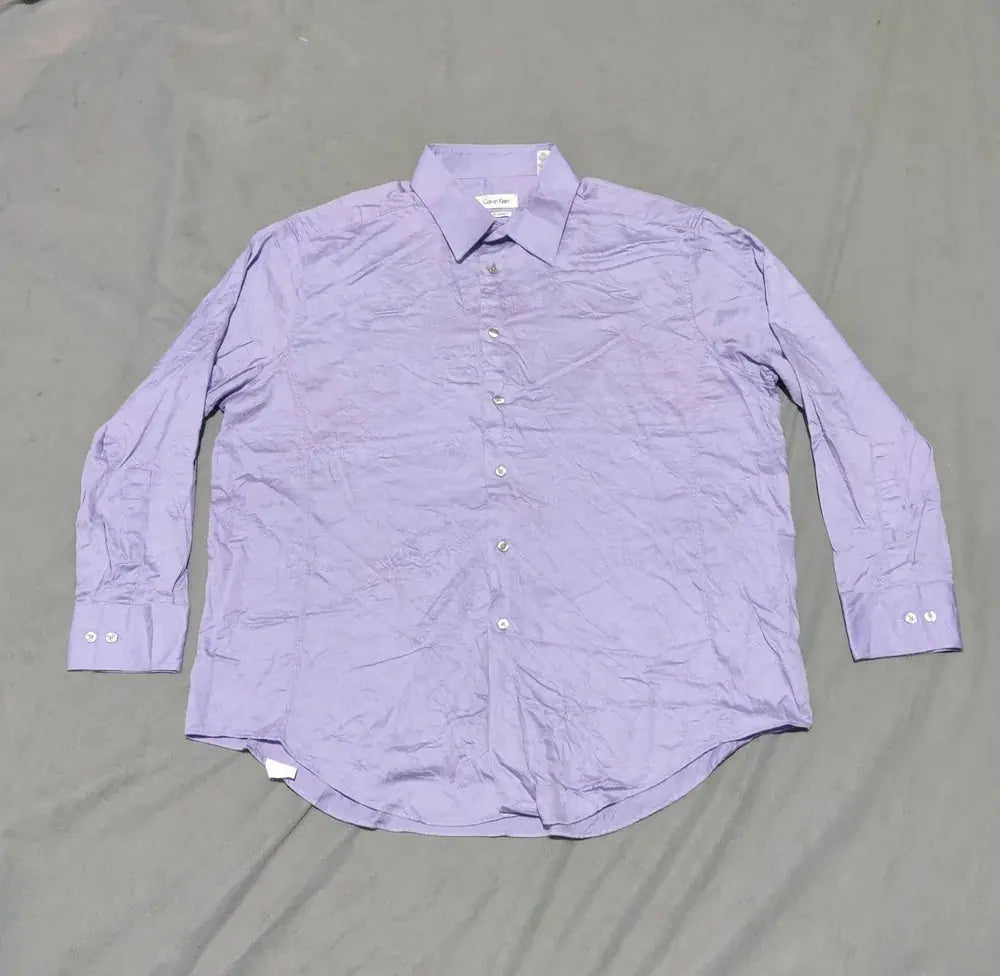 Calvin Klein Men Cotton Purple Shirt L – Preloved Labels (view 2)