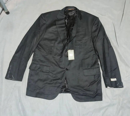 Canali Men Cotton Black Coat M – Preloved Labels (view 2)