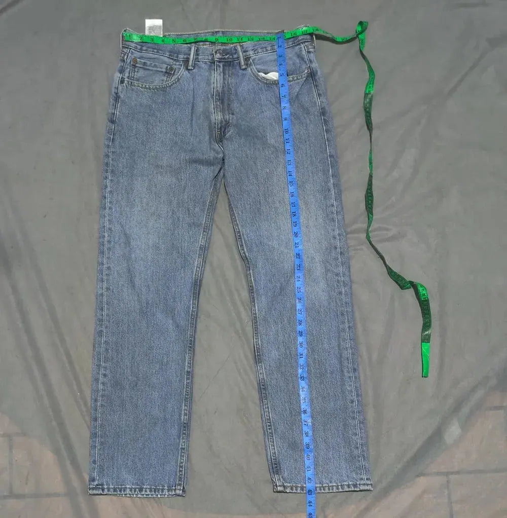 Levi's 505 Men Blue Denim Jeans L – Preloved Labels (view 4)