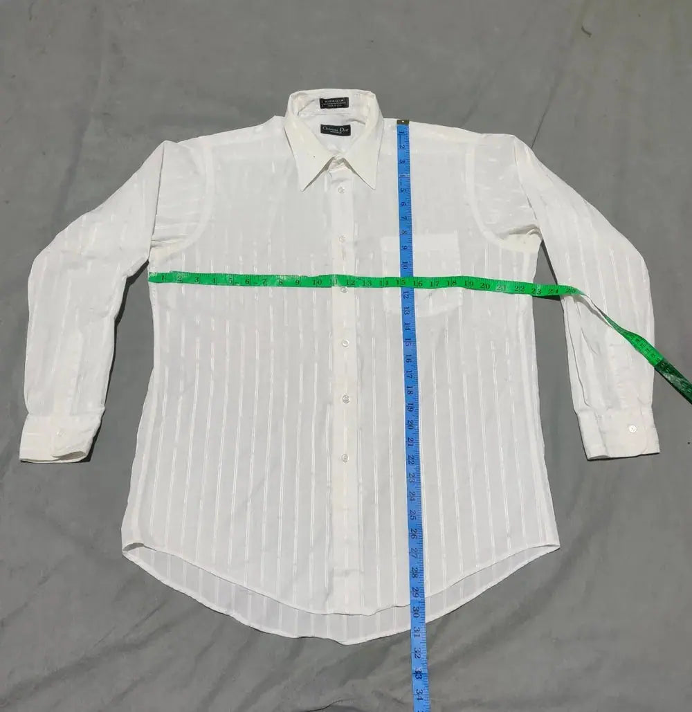 Christian Dior Men Cotton White Shirt M – Preloved Labels (view 4)