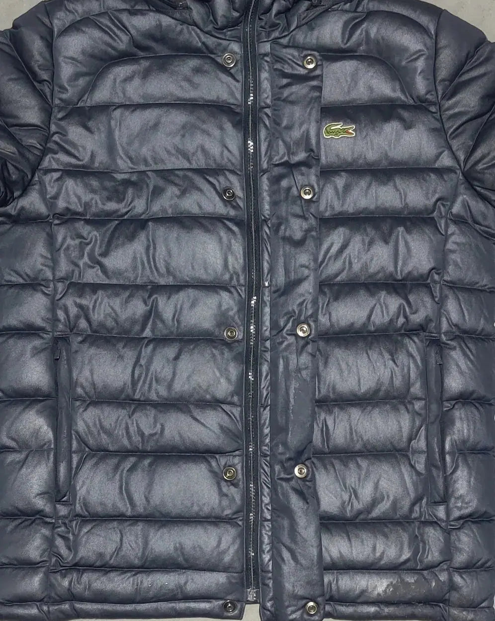 Lacoste Men Hooded Puffer Blue Jacket – Preloved Labels (view 8)