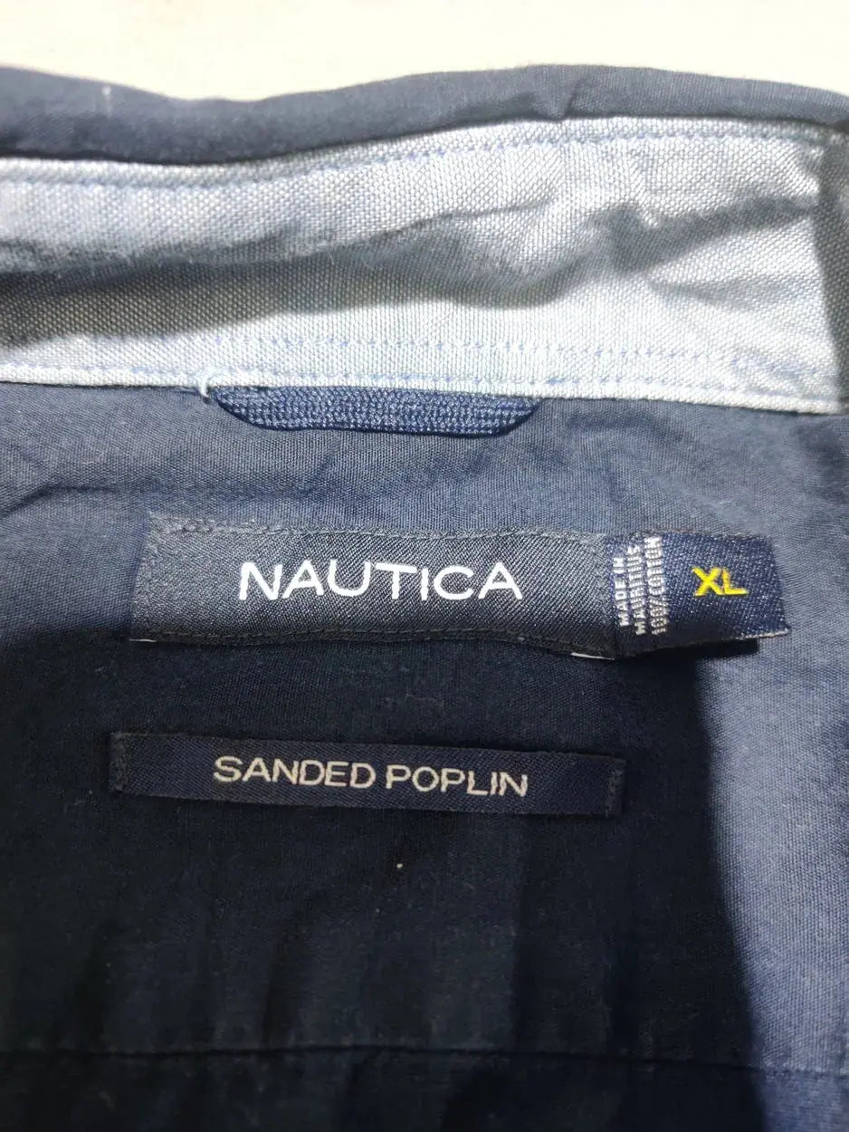 Nautica Men Cotton Blue Shirt XL – Preloved Labels (view 3)