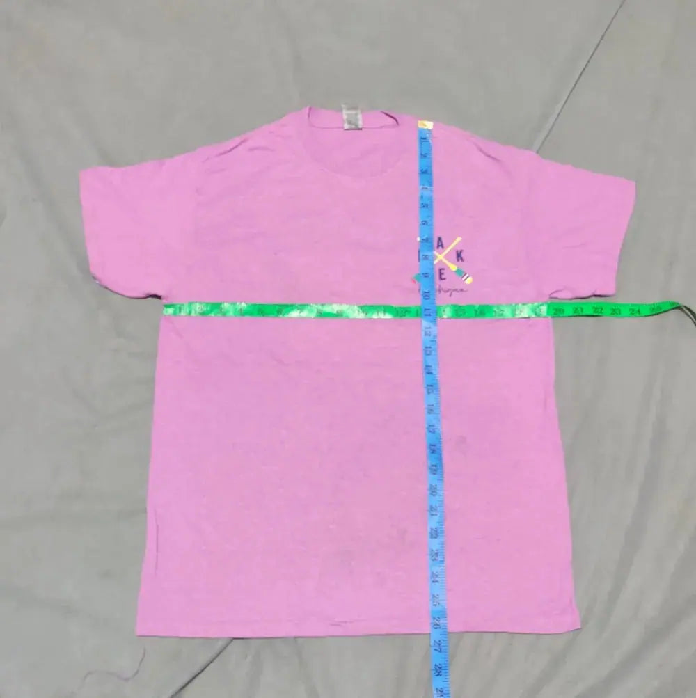 Gildan Men Cotton Pink T Shirt M – Preloved Labels (view 5)