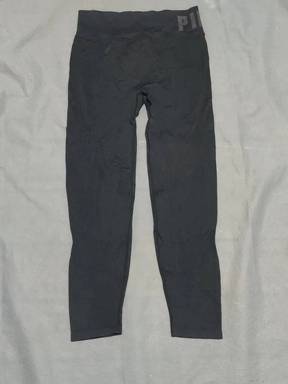 Pink Women Black Sport Tights – Preloved Labels (view 2)
