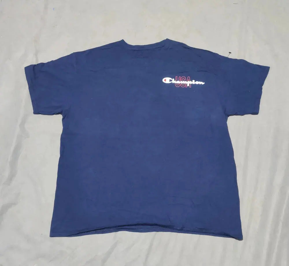 Champion Men Cotton Blue T Shirt XL – Preloved Labels (view 2)