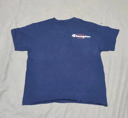Champion Men Cotton Blue T Shirt XL – Preloved Labels (view 2)