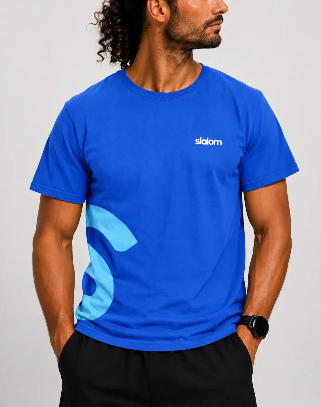 Dist Rict Men Cotton Blue T Shirt L – Preloved Labels
