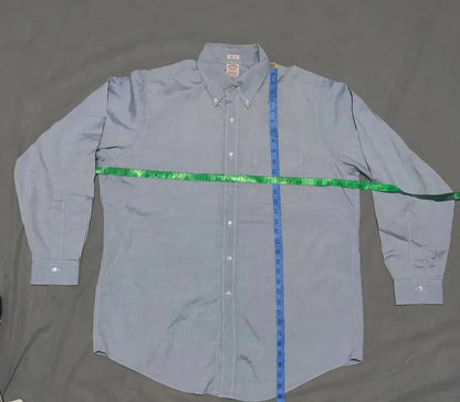 Aroors Brothers Men Cotton Blue Shirt XL – Preloved Labels (view 4)