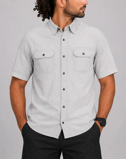 Wrangler Men Cotton Gray Shirt M – Preloved Labels