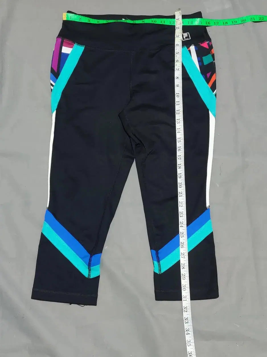 Fila Women Black Sport Tights – Preloved Labels (view 2)