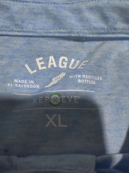 League Men Sport Blue Polo T Shirt L – Preloved Labels (view 3)
