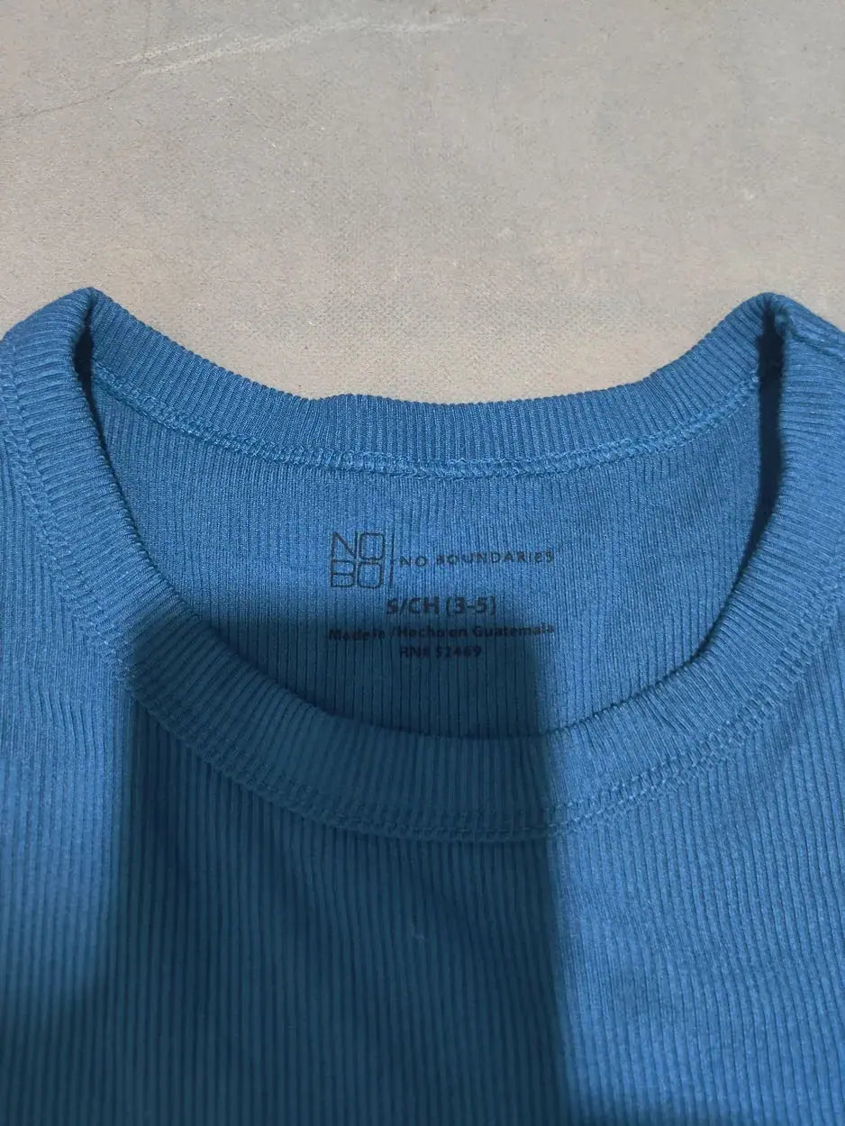 No Boundaries Women Blue Sport T Shirt S – Preloved Labels (view 3)