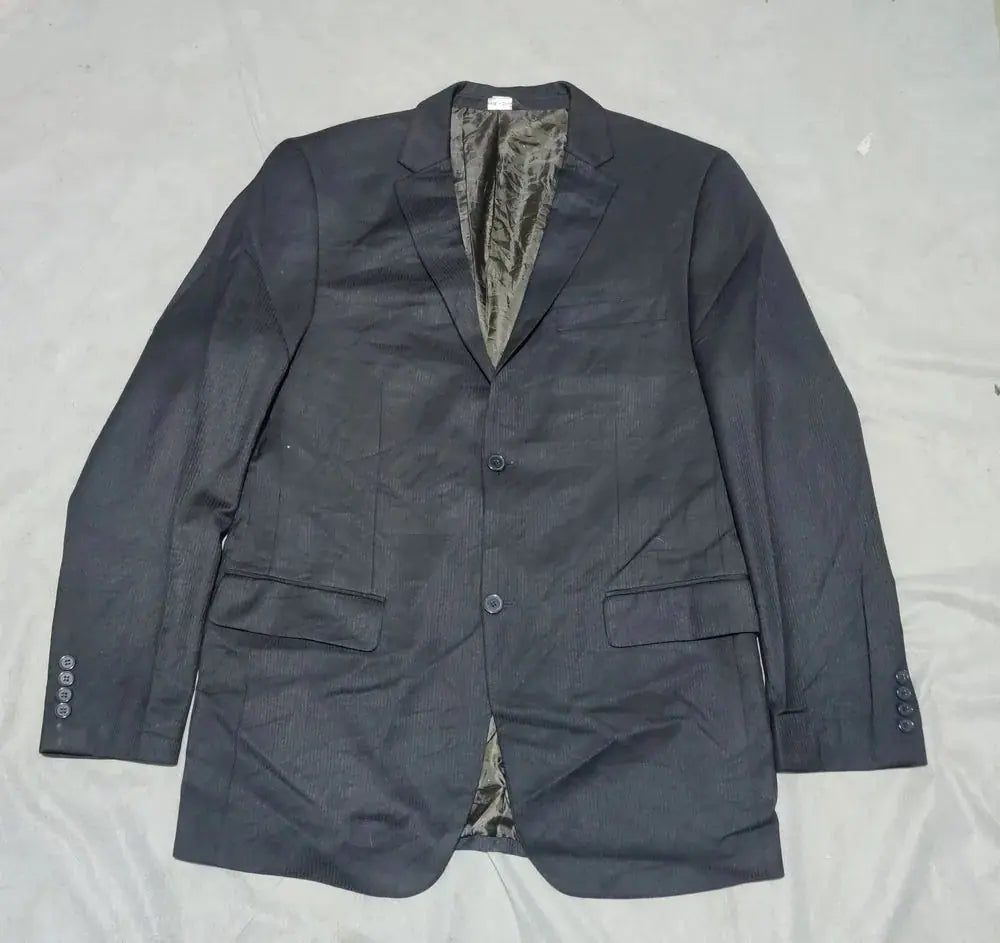 Micro Tech Men Cotton Black Coat M – Preloved Labels (view 2)