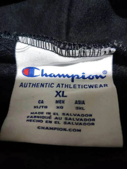Champion Men Cotton Fleece Black Hoodie XL – Preloved Labels (view 3)