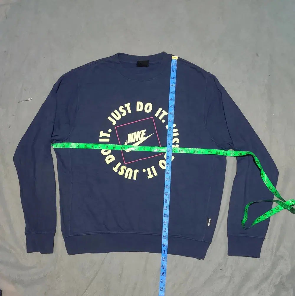 Nike Men Cotton Fleece Blue Sweatshirt M – Preloved Labels (view 4)
