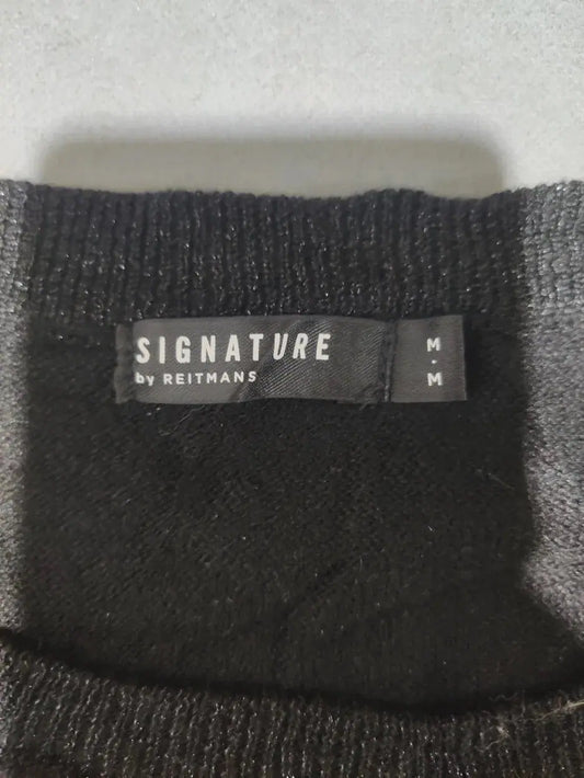 Signature Women Rayon Black Sweater M – Preloved Labels (view 2)