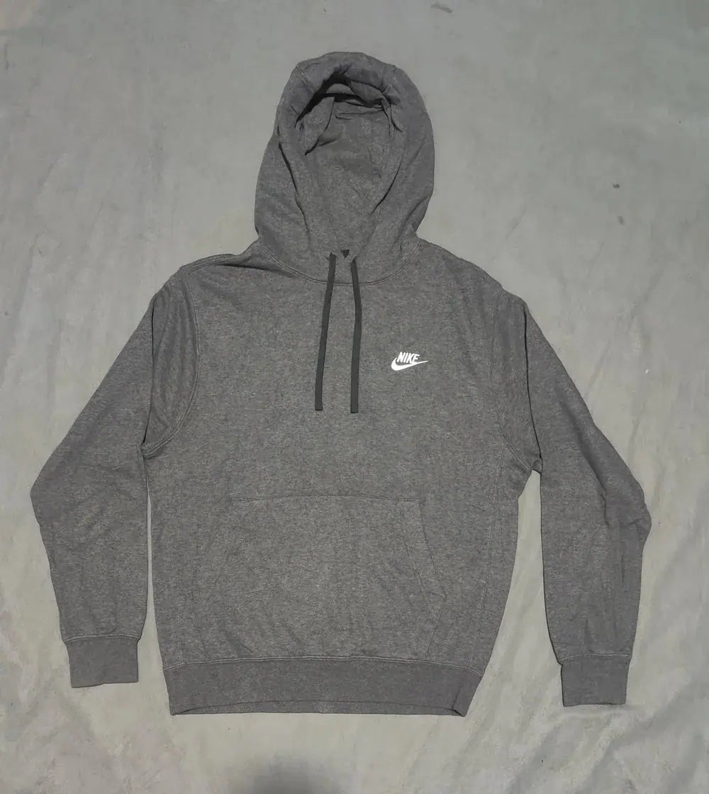 Nike Men Cotton Fleece Gray Hoodie S – Preloved Labels (view 2)