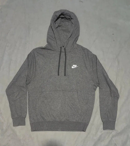 Nike Men Cotton Fleece Gray Hoodie S – Preloved Labels (view 2)