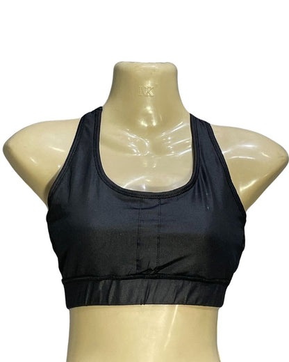 90 Degree Black Gym Bra For Women Small - Preloved Labels