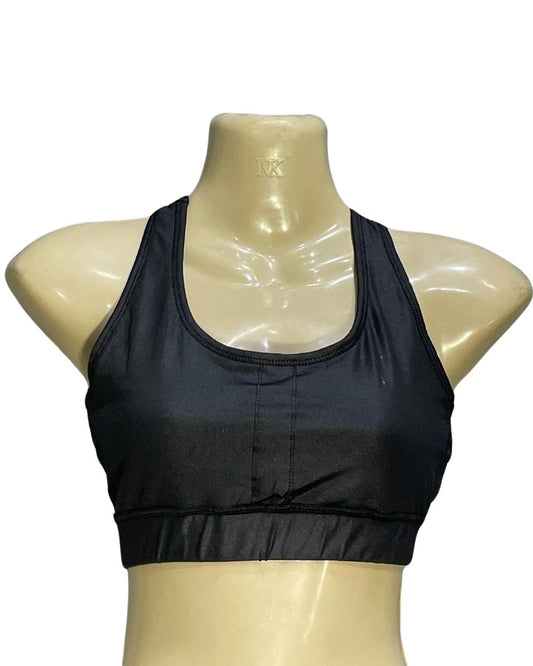90 Degree Black Gym Bra For Women Small - Preloved Labels