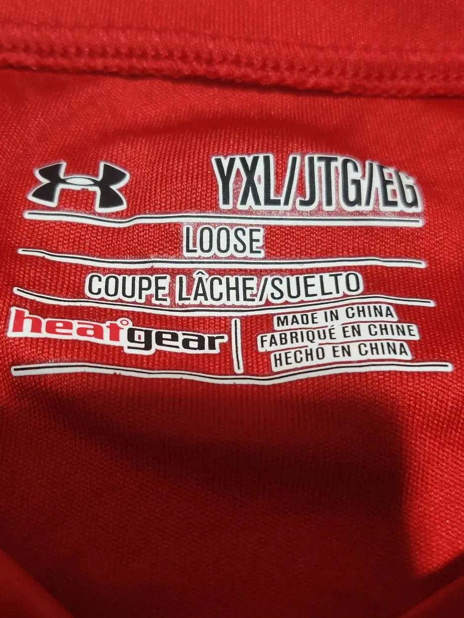 Under Armour Women Sport Red T Shirt XL – Preloved Labels (view 3)