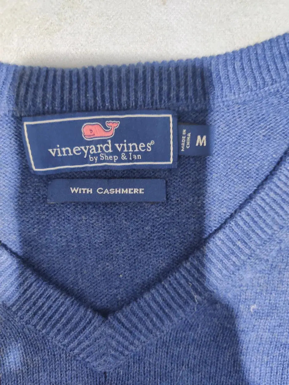 Vineyard Vines Men Cotton Fleece Blue Sweater M – Preloved Labels (view 3)