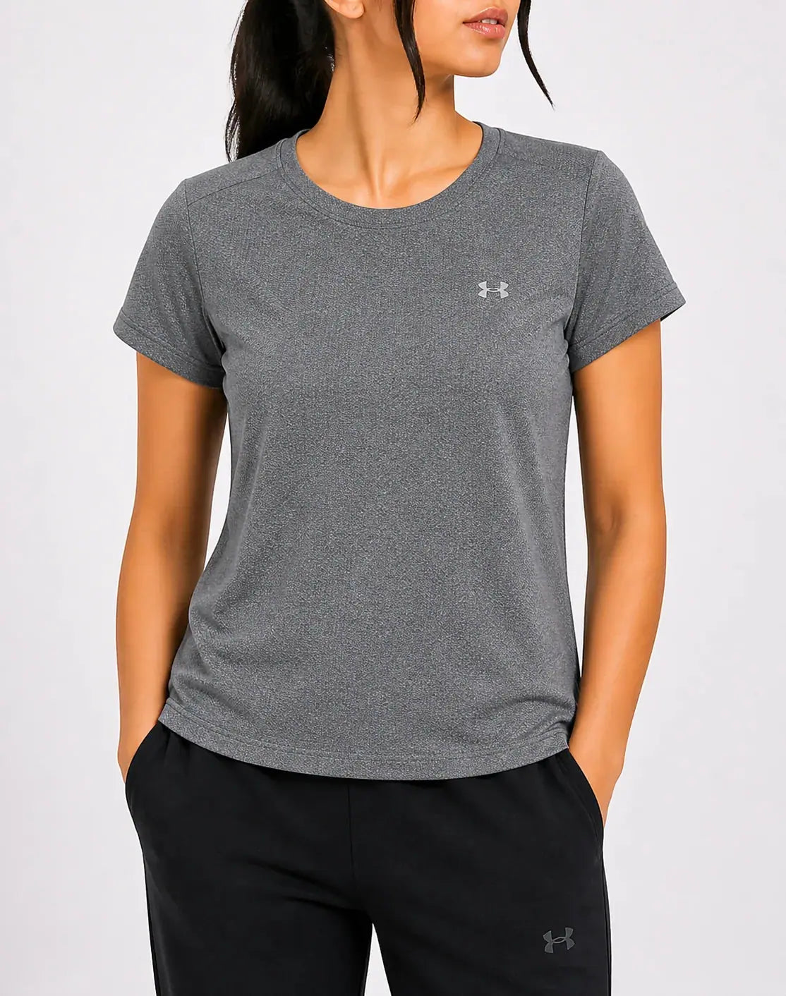 Under Armour Women Sport Gray T Shirt – Preloved Labels