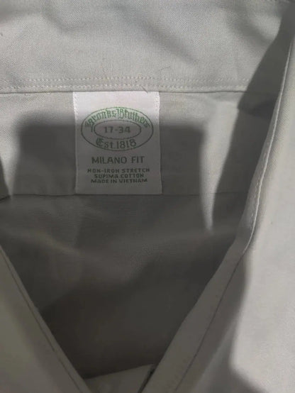 Aroors Brothers Men Cotton Gray Shirt M – Preloved Labels (view 3)