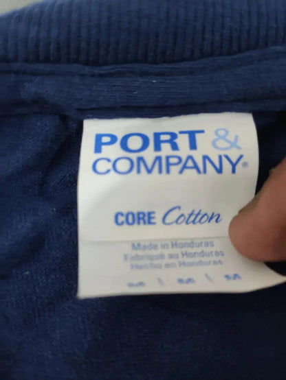 Port & Company Men Cotton Blue T Shirt M – Preloved Labels (view 3)