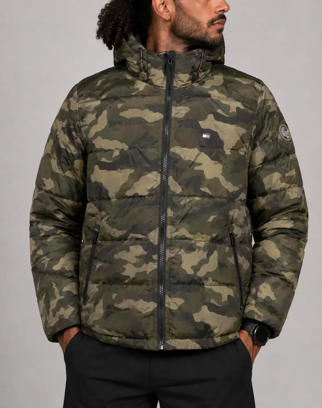 Tommy Hilfiger Men Puffer Camouflage Jacket – Preloved Labels