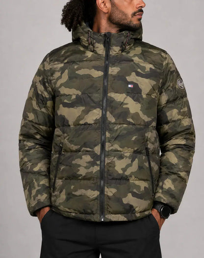 Tommy Hilfiger Men Puffer Camouflage Jacket – Preloved Labels