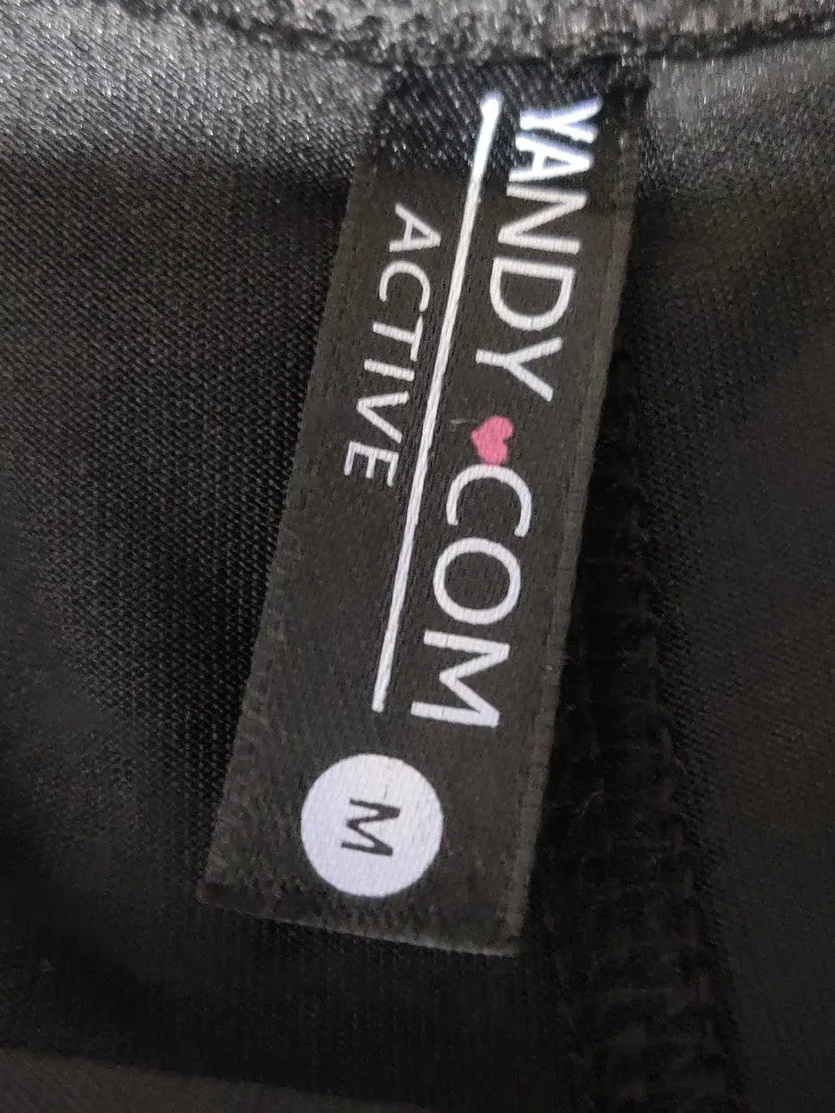 Yandy.Com women black sport tights – Preloved Labels (view 3)