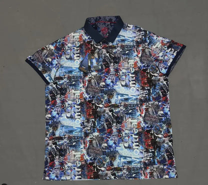 Au Noir Men Sport Blue Polo T Shirt 4XL – Preloved Labels (view 2)