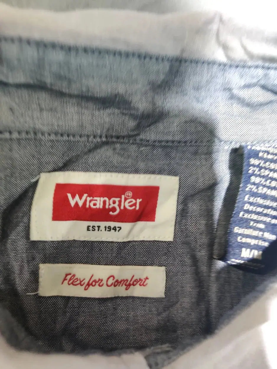 Wrangler Men Cotton Gray Shirt M – Preloved Labels (view 3)
