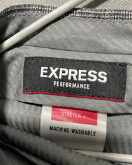 Express Gray Cotton Dress Pant For Men Large