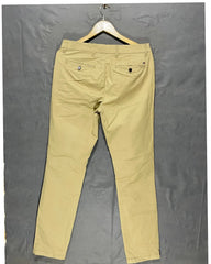 Tommy Hilfiger Khaki Cotton Dress Pant For Men Medium