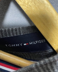 Tommy Hilfiger  Gray Cotton Dress Pant For Men Medium