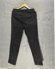 George Black Cotton Dress Pant For Men Medium