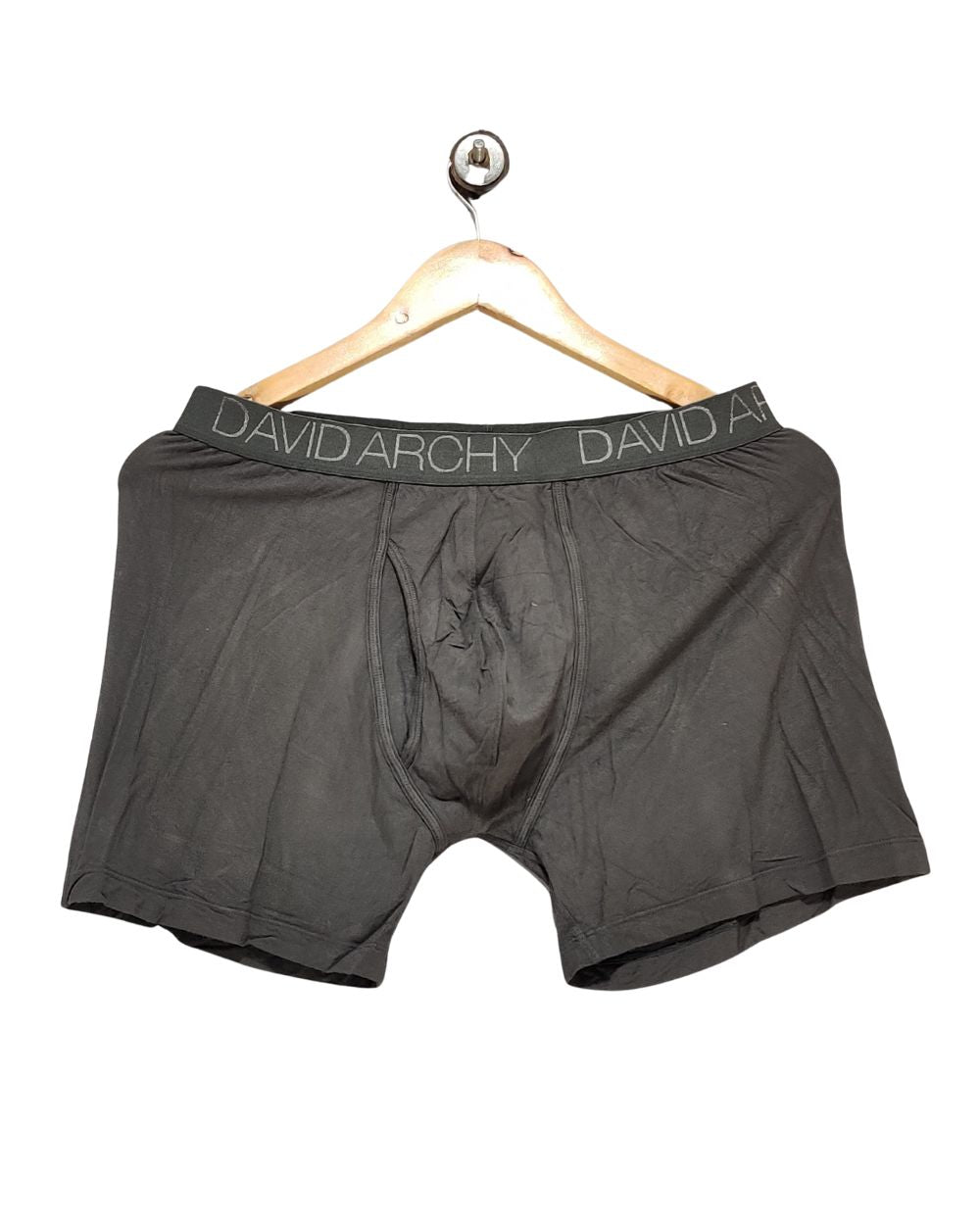 David Archy Gray Boxer Underwear For Men Medium