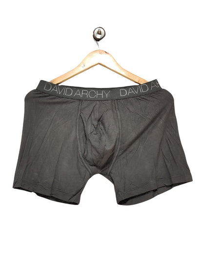 David Archy Gray Boxer Underwear For Men Medium
