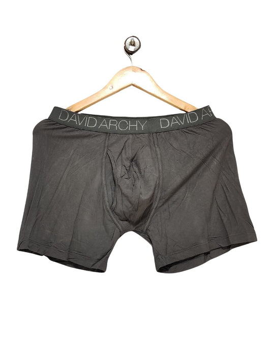 David Archy Gray Boxer Underwear For Men Medium