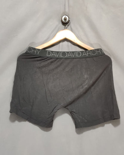David Archy Gray Boxer Underwear For Men Medium