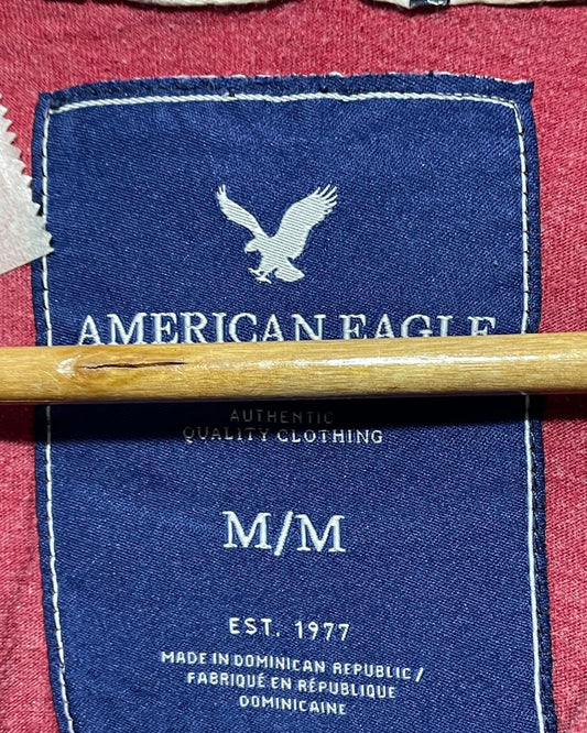 American Eagle  Red T Shirt For Men Medium