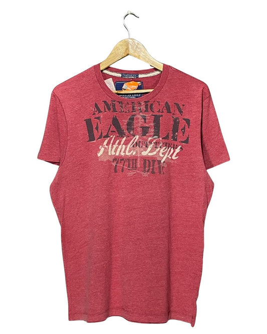 American Eagle  Red T Shirt For Men Medium
