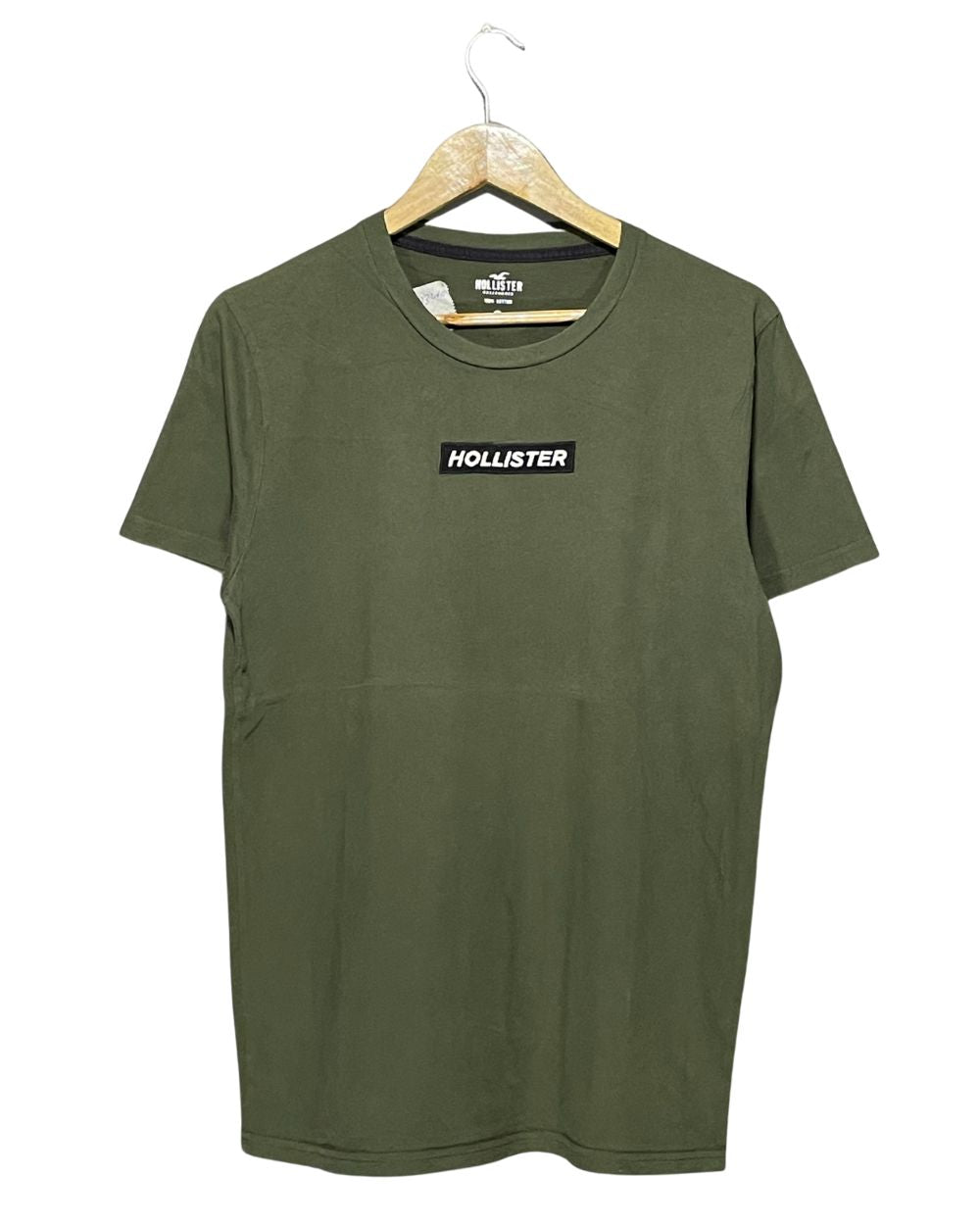 Hollister Green T Shirt For Men Medium