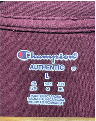 Champion Maroon T Shirt For Men Medium