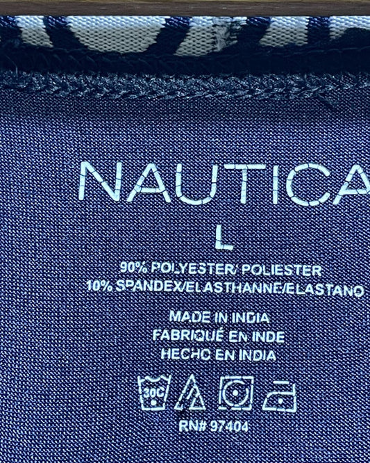 Nautica Blue Boxer Underwear For Men Large