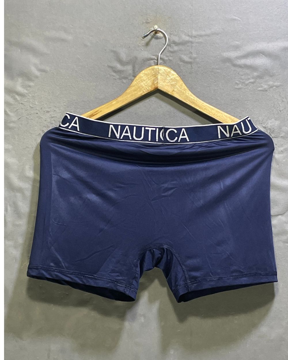 Nautica Blue Boxer Underwear For Men Large